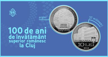 Emisiune numismatică cu tema 100 de ani de învățământ superior românesc la Cluj