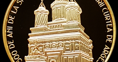 Emisiune numismatică dedicată bisericii mănăstirii Curtea de Argeș