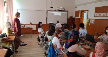 La Școala „George Enescu” din Năvodari, schimburi de experiență educațională și culturală
