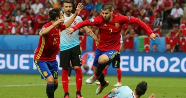 Euro 2016. Două goluri în 3 minute pentru iberici