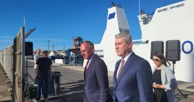 Miniștrii de Interne ai României și Austriei, declarații comune în Portul Constanța privind securitatea frontierelor - 4