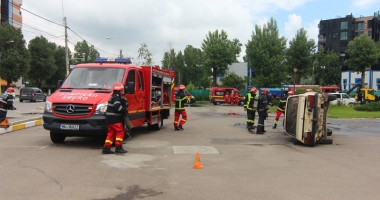Exercițiu de amploare desfășurat de ISU "Dobrogea", în stațiunea Mamaia - 3