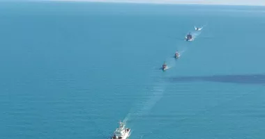 Pe mare, sub apă și din aer! Operațiune de amploare în Marea Neagră