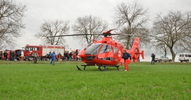 Zăpadă și accidente la Negru Vodă / Răniții au fost transportați cu elicopterul - Galerie FOTO - 6