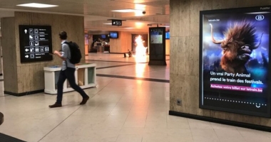 Bruxelles / Bărbat cu o centură cu explozibili, împușcat în gara centrală