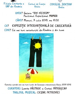Stire din Cultură-Educație : Cei mai buni caricaturiști din țară  și din lume expun la Mamaia