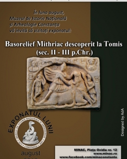 Stire din Cultură-Educație : Basorelief mithriac - exponatul lunii  la Muzeul  de Istorie