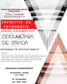 Stire din Cultură-Educație : Expoziție de fotografie documentară de stradă,  la Constanța