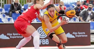 Baschet 3x3 / România, învinsă de Rusia în semifinalele turneului feminin de la Poitiers