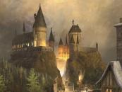 Școala de magie Hogwarts, cuprinsă de flăcări