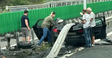 Ce spun polițiștii despre accidentul de pe A2. A fost întocmit dosar penal