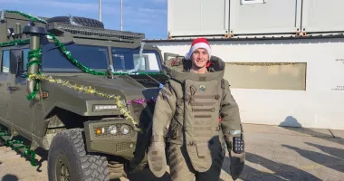 Moș Crăciun Scafandru vine cu sacul plin de cadouri în Portul Militar Constanța - 5