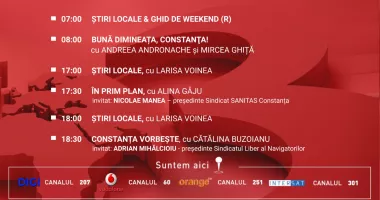 Stire din Actualitate : Programul zilei de vineri, 9 ianuarie, de la Antena 3 Constanța