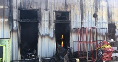 GALERIE FOTO / Incendiu puternic la Tuzla. O brutărie a ars din temelii - 5