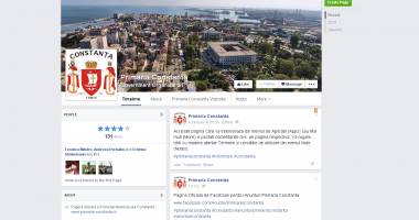 Stire din Social : Primăria Constanța și-a lansat pagina de Facebook