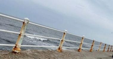 Rugina este la ea acasă, pe balustrada falezei din fața Cazinoului - 2