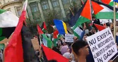 Miting pro-palestinian, în Capitală