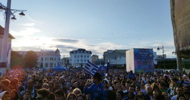 SĂRBĂTOARE LA CONSTANȚA! FC Farul, întâlnire cu suporterii în Piata Ovidiu - 3