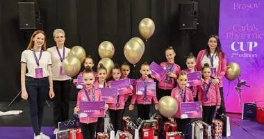 Foto - Salbă de medalii pentru CS Farul Constanța la gimnastică ritmică
