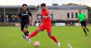 FCSB a terminat la egalitate meciul amical cu PAOK Salonic, scor 1-1