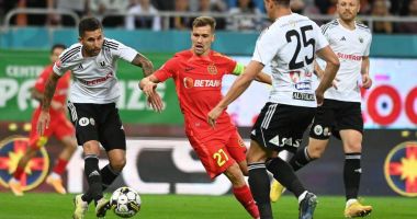 Stire din Sport : FCSB, ţinută în şah de Universitatea Cluj în Superligă