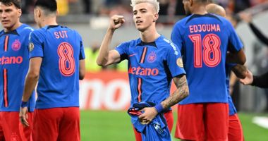 Stire din Sport : Victorie la limită pentru FCSB în Superligă, 3-2 cu Gloria Buzău