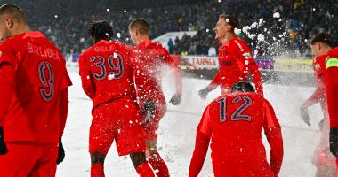Stire din Sport : FCSB a urcat pe primul loc în Superligă, după 2-0 cu Gloria Buzău