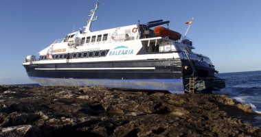 Un ferry-boat a eșuat în Insulele Baleare