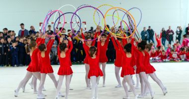 Stire din Sport : Festival de Gimnastică Ritmică pentru Copii, la Cumpăna