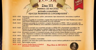 Stire din Cultură-Educație : Iată programul de astăzi la Festivalul de Jocuri și Reconstituiri Istorice – DAPYX, Medgidia 2022