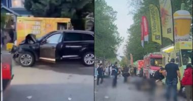 Stire din Actualitate : O mașină a lovit din plin mulțimea adunată la un festival stradal. Mai multe persoane au fost ucise