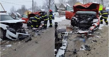 Stire din Eveniment : O fetiță de 5 ani, rănită în urma unui accident rutier violent