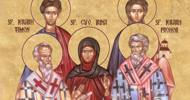 Stire din Cultură-Educație : Biserica Ortodoxă îi cinsteşte pe Sfinţii Apostoli şi Diaconi Prohor, Nicanor, Timon şi Parmena