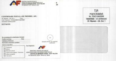 Stire din Economie : Fiscul aruncă milioane de lei  pe scrisori  ce se returnează