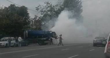 Mașină în flăcări, la Constanța - 2