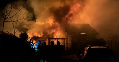 VIDEO / INCENDIU DEVASTATOR ÎN VAMA VECHE