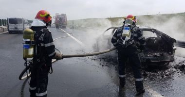 GALERIE FOTO / BMW Seria 5 GT, CUPRINS DE FLĂCĂRI PE AUTOSTRADĂ - 2