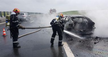 GALERIE FOTO / BMW Seria 5 GT, CUPRINS DE FLĂCĂRI PE AUTOSTRADĂ - 3
