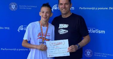 Stire din Sport : Andreas Vrişcu, atletul de aur de la CSM Constanţa. „Sunt foarte fericit”