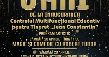 Stire din Cultură-Educație : Zilele Centrului Multifuncțional Educativ pentru Tineret ,,Jean Constantin’’ – 6 ani de la inaugurare