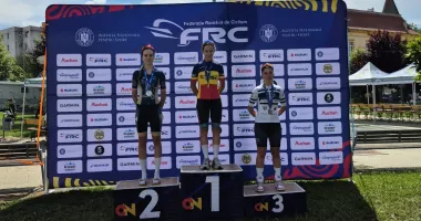 Cicliștii de la CSM Constanța, pe podium la Campionatul Național de la Ocna Sibiului
