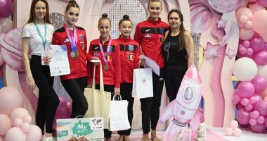 Stire din Sport : Performanţă de excepţie pentru gimnastele de la CS Victoria Cumpăna la o competiţie internaţională