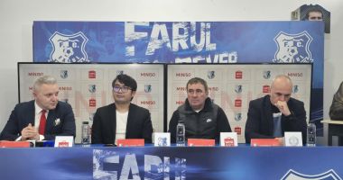 Stire din Sport : Parteneriat de succes pentru FC Farul Constanţa. O companie din China s-a asociat cu formaţia de la malul mării