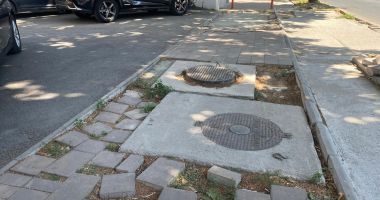 Pietonii fac slalom printre gropi și dale ”uitate” pe bulevardul Ferdinand! „Totul se lucrează pe jumătate” - 8