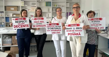 Pacienții așteaptă de aproape două ore pe holurile Spitalului Județean Constanța, din cauza protestului SANITAS - 9