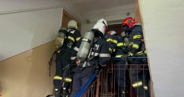Şi-a ameninţat familia şi a dat foc apartamentului din Techirghiol. 