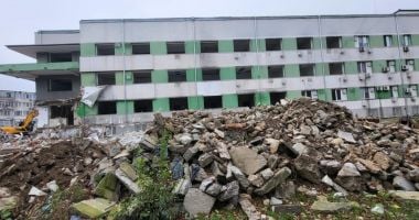 Buldozerul a intrat în Spitalul de Boli Infecțioase! Începe reconstrucția completă a aripii arse în 2021 - 3