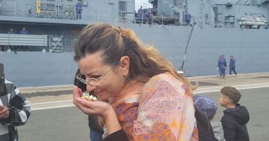 Emoția revederii după 50 de zile de misiune. Fregata „Regina Maria” s-a întors acasă - 4