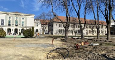 Încet, dar sigur? Va fi parcul de lângă Teatrul Național "Oleg Danovski" gata până la începutul verii? - 4