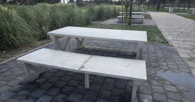 Stire din Social : Să nu avem nimic bun! Parcul din Poarta 6 nu este încă gata, dar au apărut deja primele stricăciuni